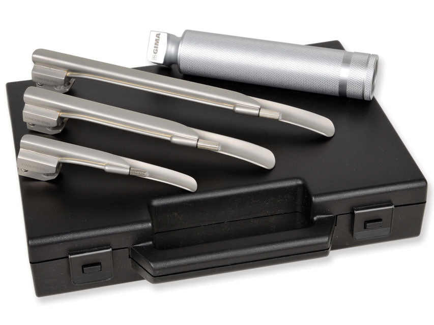 Set laringo pediatrico 3 lame miller 1,2,3 - 1 pz.