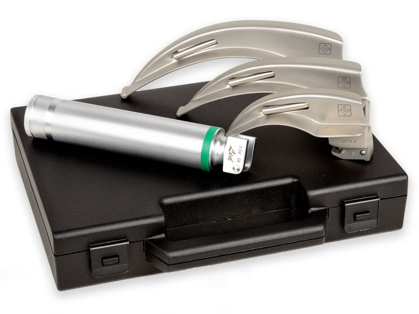 Set laringo Gima Green F.O. LED 3 lame Mac-Intosh