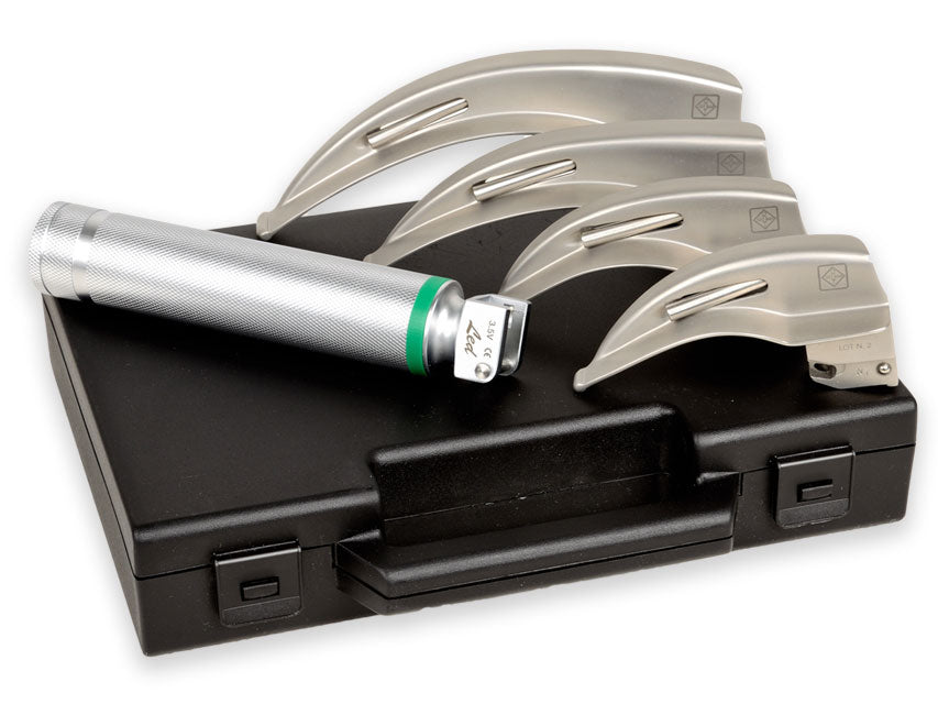 Set laringo Gima Green F.O. LED 4 lame Mac-Intosh