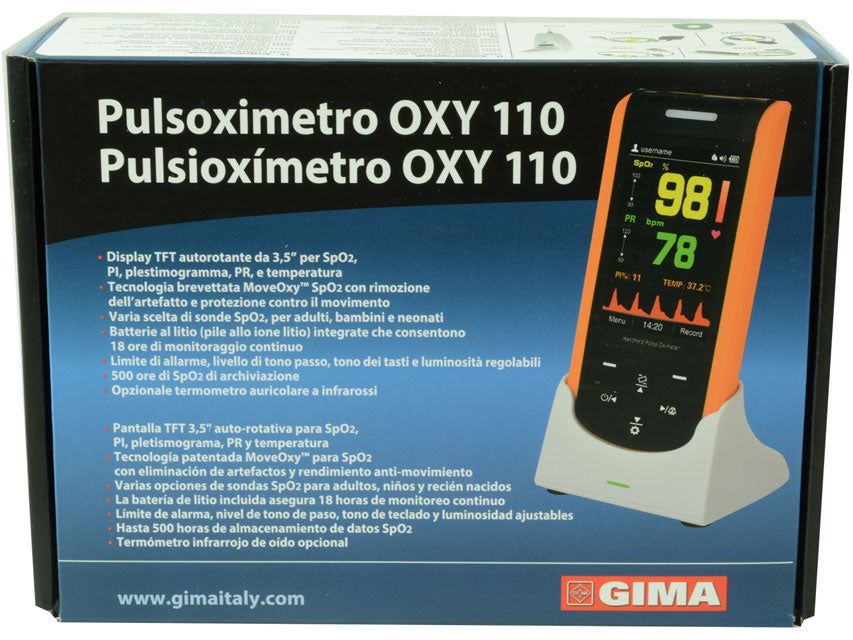 Saturimetro OXY 110 adulto, bambino e neonato
