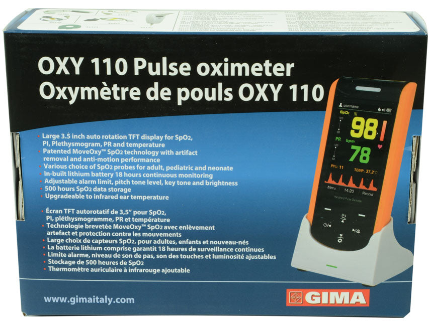 Saturimetro OXY 110 adulto, bambino e neonato