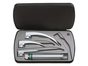 Set laringoscopio a fibre ottiche Heine Classic+ con manico 2,5 V - 3 lame