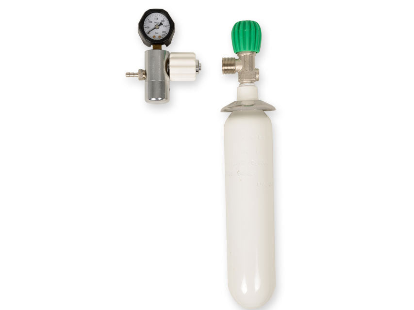 Bombola di ossigeno Vuote da 0,5 litri con riduttore Uni