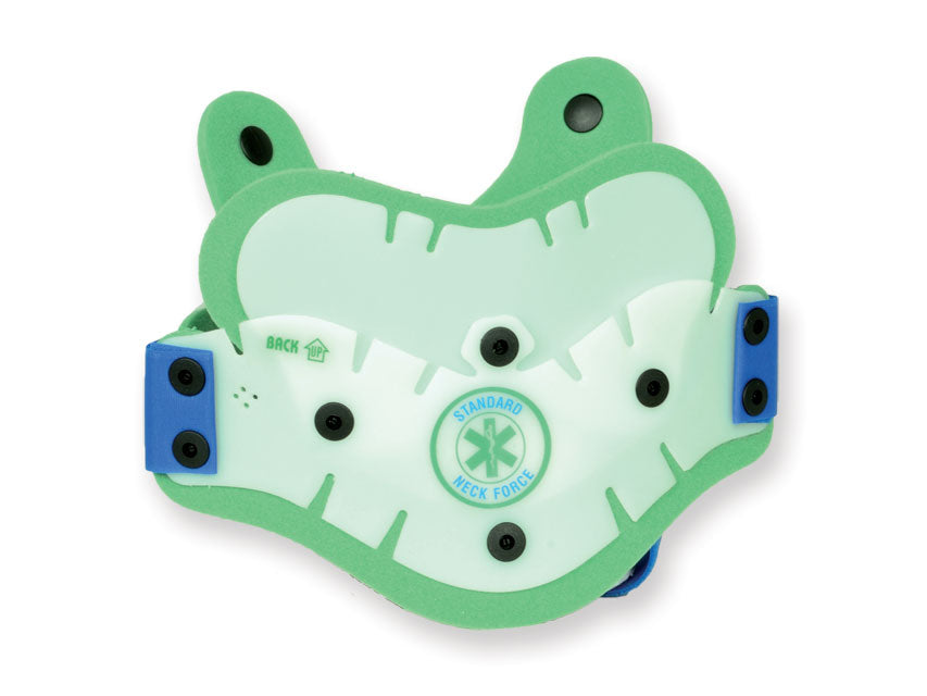 Double-component collar - small-neck adult - blue
