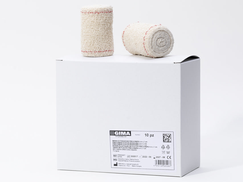 Benda di fissazione previcrepe 4 m x 7 cm - conf. 10 pz.