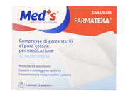Compresse garza cotone 36X40 cm - 12 buste singole