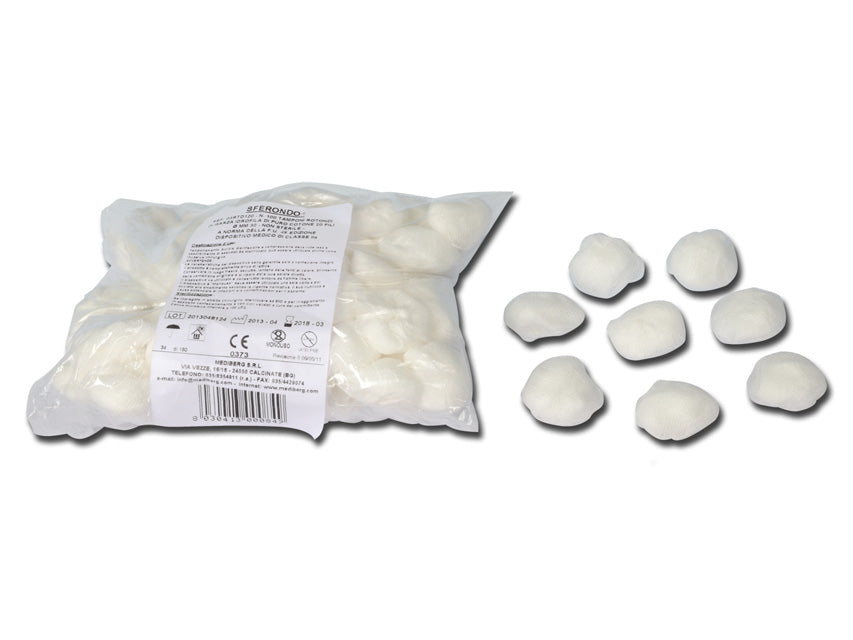 Tamponi rotondi garza diam.30 mm - conf. 100 pz.