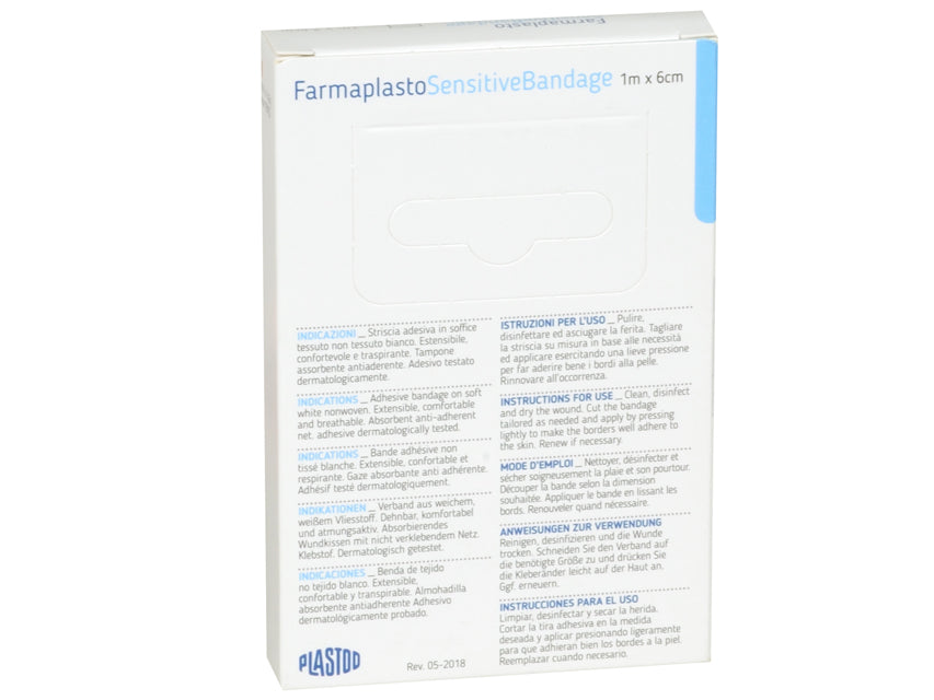 Medicazione adesiva da tagliare 1 mt x 6 cm
