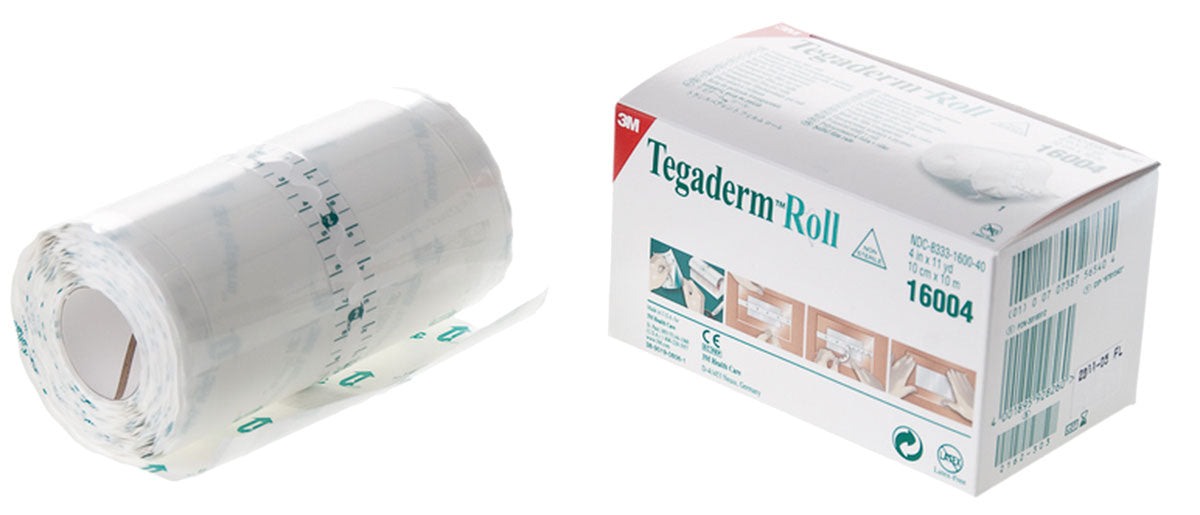 3M™ Tegaderm™ Roll 16004 - Medicazione trasparente non sterile in rotolo - 10 cm × 10 m - 1 rotolo
