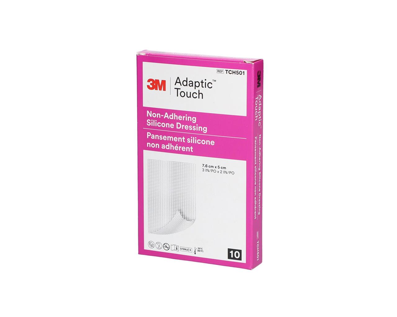 Adaptic Touch 3M Medicazione Non Aderente In Silicone 7,6 x 5 Cm - conf. 10 pz.