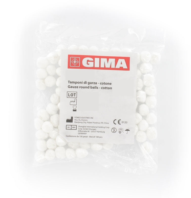 Tamponi rotondi di garza TNT diam. 25 mm - conf. 100 pz.