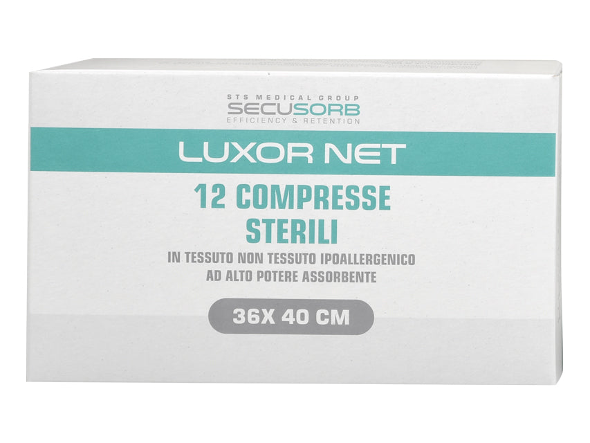 Compresses de gaze stériles en TNT haute qualité - 36x40 cm - 12 sachets