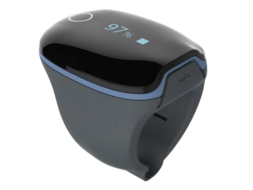 Pulsoximetro da dito indossabile VIATOM O2Ring con Bluetooth - Adulti