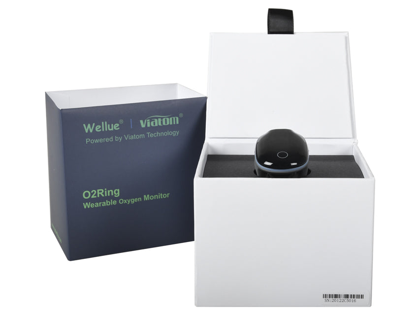 Pulsoximetro da dito indossabile VIATOM O2Ring con Bluetooth - Adulti