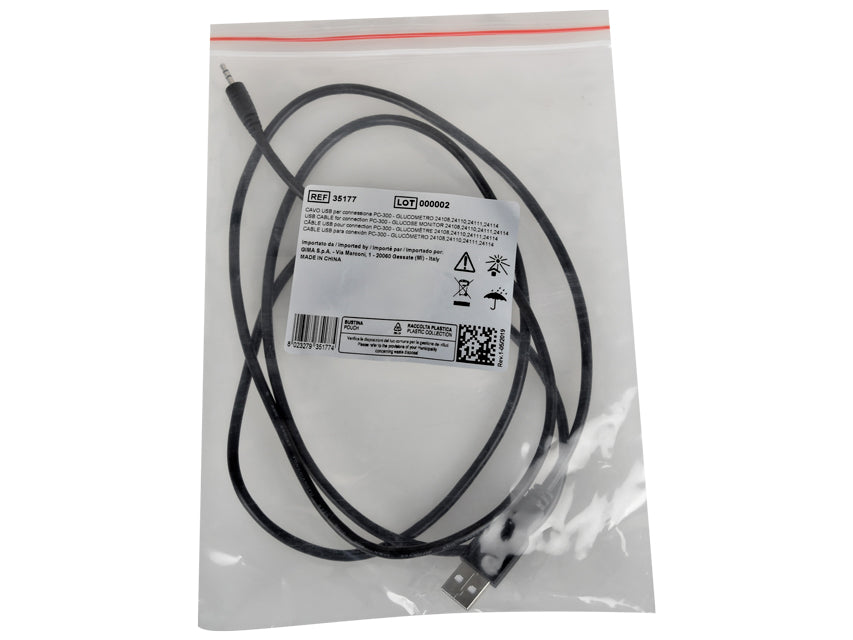 CAVO USB per connessione PC-300 - GLUCOMETRO 24108,24110,24111,24114