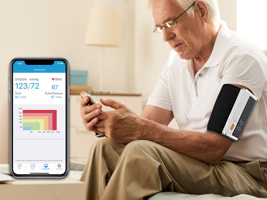 Armfit+ monitor misuratore di pressione con ecg