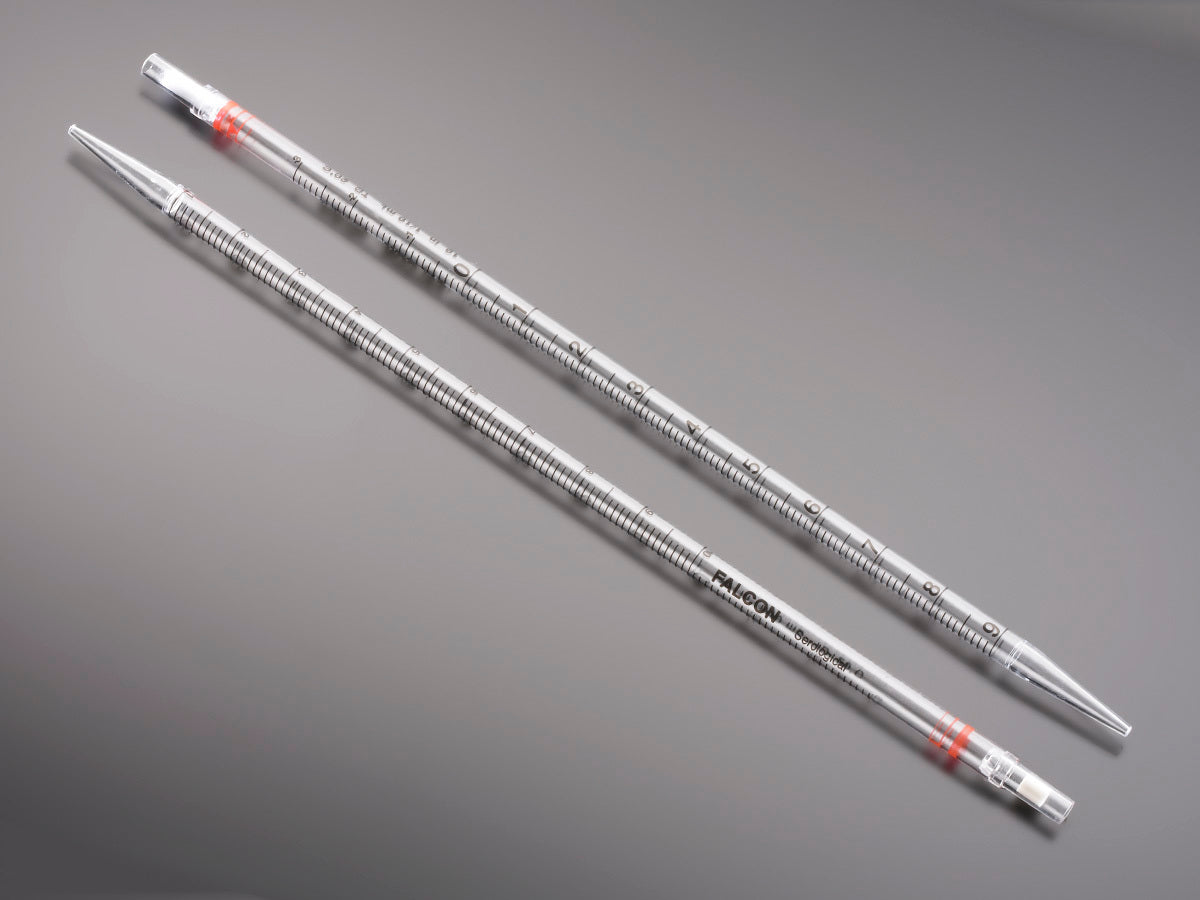 Pipette Sierologiche Falcon® da 10 mL Sterile, Confezionata Singolarmente - Confezione da 200
