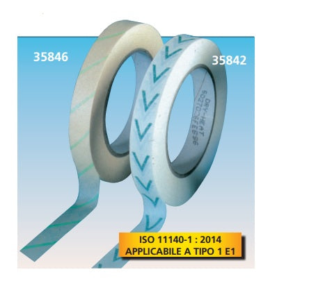 Nastro Vapore - autoclave larghezza 19 x 50 metri - 12 rotoli