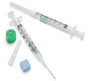 Siringhe BD Preset™ 3 ml per il prelievo di sangue - 22G(0,8 mm) x 1” (25 mm) - conf.100 pz.