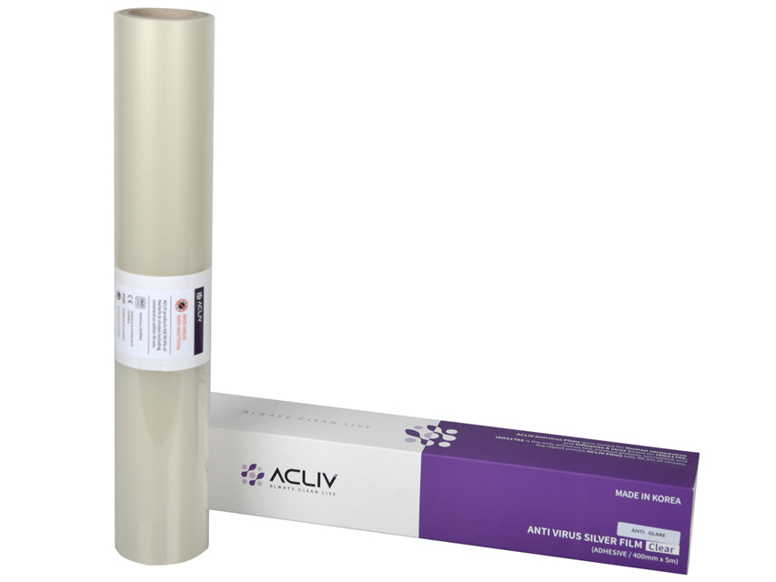 Film antimicrobico adesivo 105 mic - rotolo 5m x 400 mm - 1 pz.