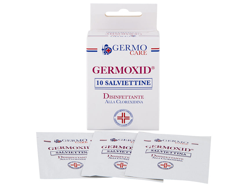 Salviettine alla clorexidina - conf.120 pz (12 scatole da 10 salviette)