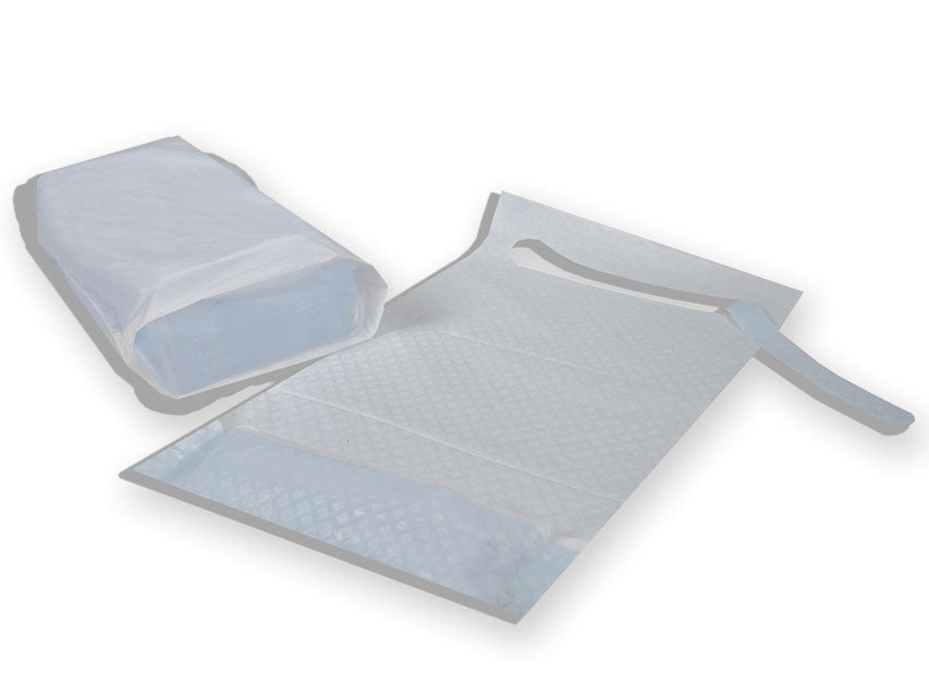 Bavagli con tasca - conf.100 pz.