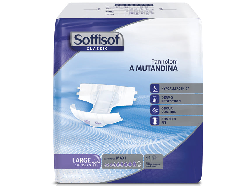 Pañales Soffisoft Classic para incontinencia severa