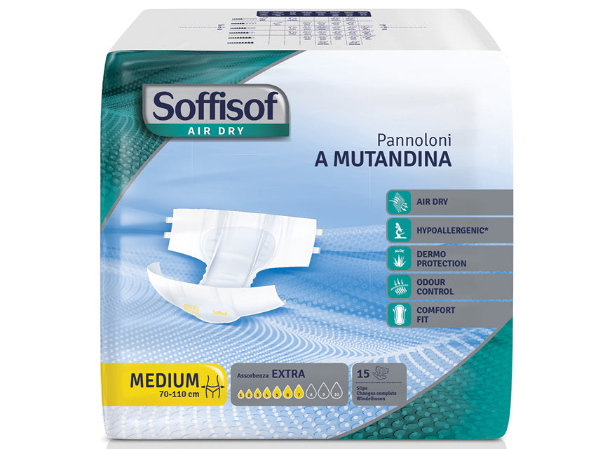 Pannoloni Soffisoft Air Dry incontinenza moderata