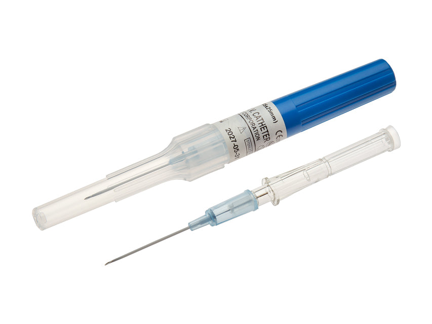 Kanülen-Nadeln ohne Flügel Terumo Surflo 22Gx1" - 0,85×25 mm - blau - 50 Stk./Packung