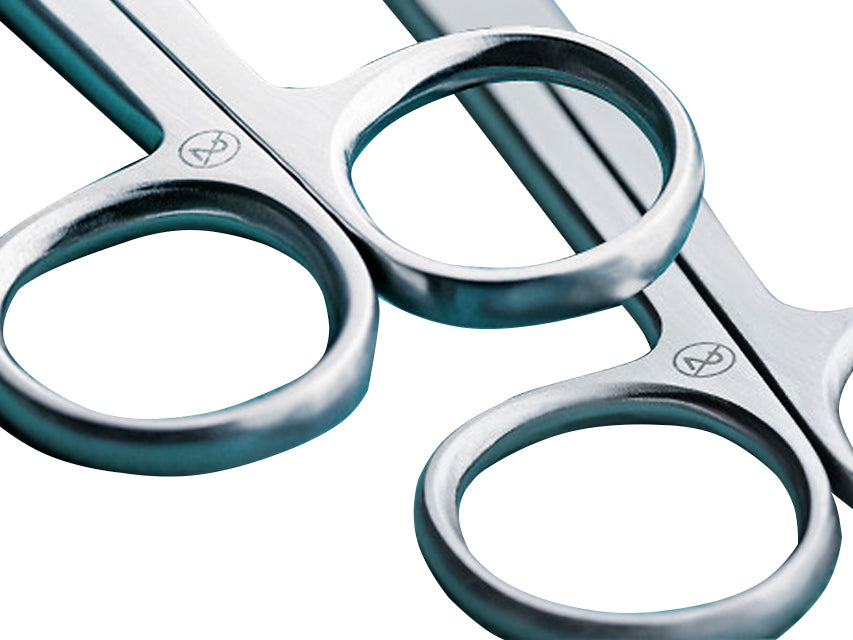 Forbici monouso sterili Hartmann rette a punte acute - 13 cm - conf.25 pz.