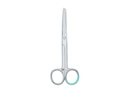 Tijeras desechables estériles Hartmann rectas de puntas alternas - 14,5 cm - Paquete de 25 uds.