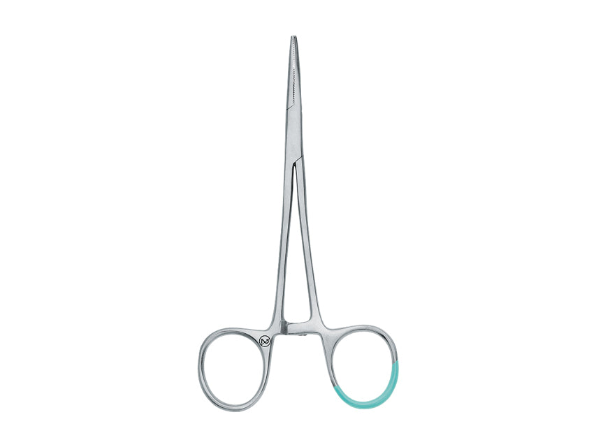 Pinze Hartmann monouso sterili Halsted-Mosquito anatomica curva - 12,5 cm - Conf. 25 Pz.