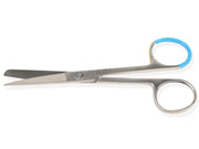 Sterile surgical scissors with alternate tips - straight - 13 cm - single pack