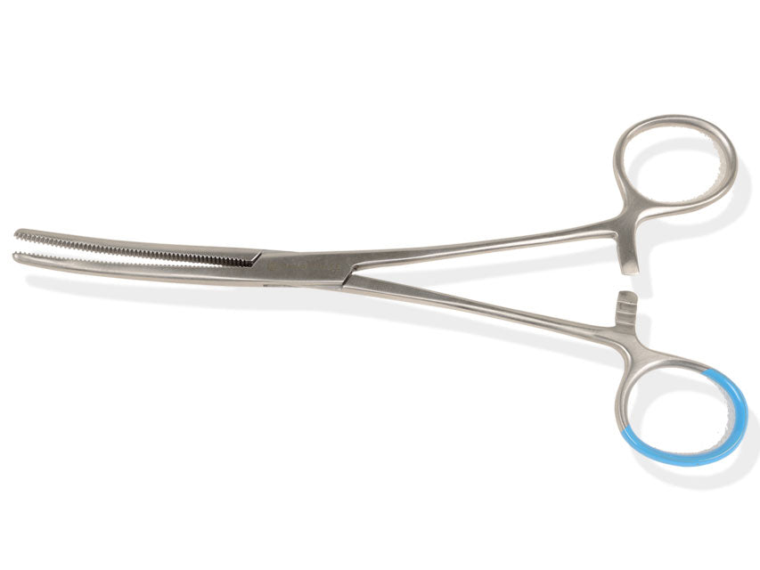 Sterile curved Pean forceps