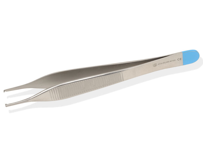 Pinza Adson 12 cm - retta - sterile 1x2 denti