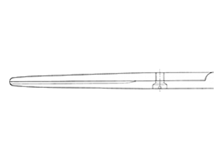 Aesculap Mayo Schere - Gerade - Stumpfe Spitzen - 16,5 Cm - Bc584R