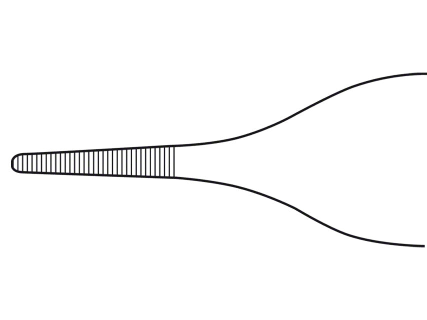 Pinza Adson Aesculap - Retta - 12 Cm - BD222R