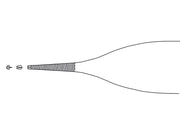 Pinza Zigrinata Da Dissezione Adson Aesculap - Retta - Denti 1X2 - 12 Cm - BD512R