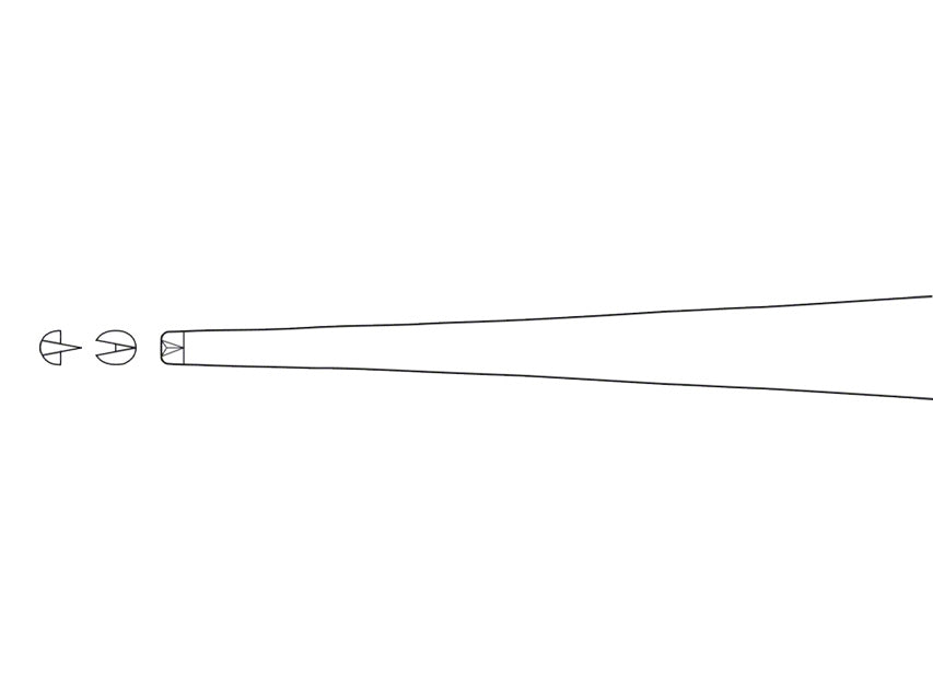 Pinza Da Dissezione Aesculap - Retta - Denti 1X2 - 16 Cm - BD559R