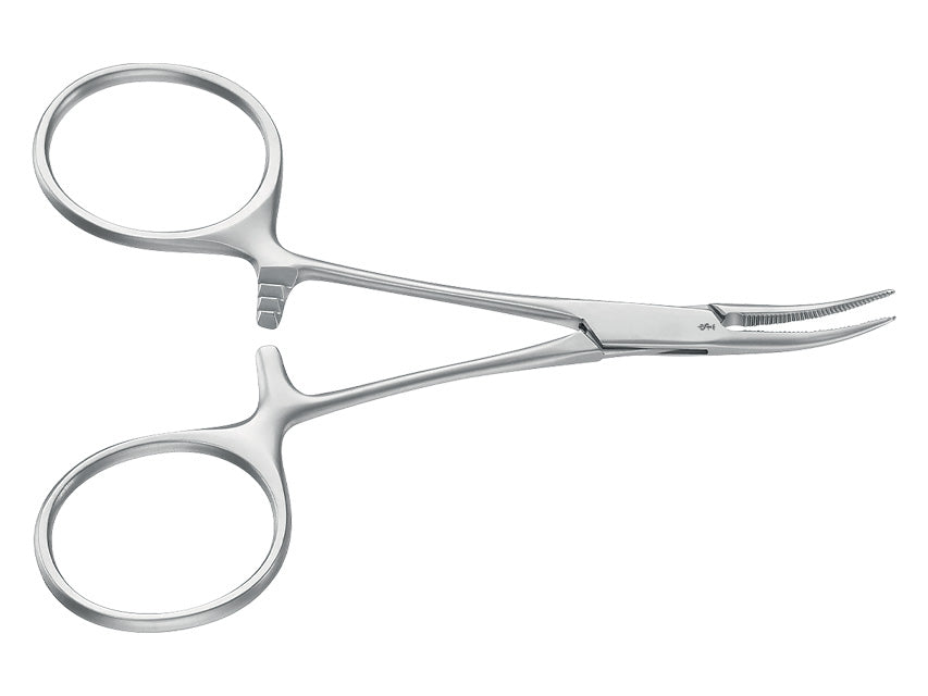 Pinza Emostatica Mosquito Hartmann Aesculap - Curva - 10 Cm - BH105R