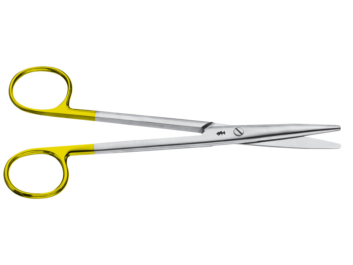 Mayo Scissors Thin Durotip Aesculap In CT - Straight - Blunt Tips - 17 Cm - Bc242R
