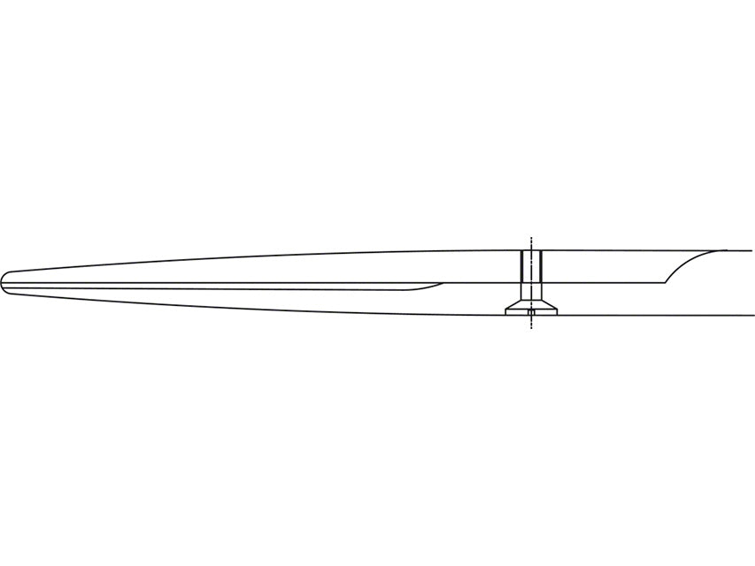 Mayo Scissors Thin Durotip Aesculap In CT - Straight - Blunt Tips - 17 Cm - Bc242R