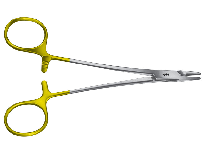 Baby-Crile-Wood Durogrip Aesculap Nadelhalter in CT - Gerade - B.Braun