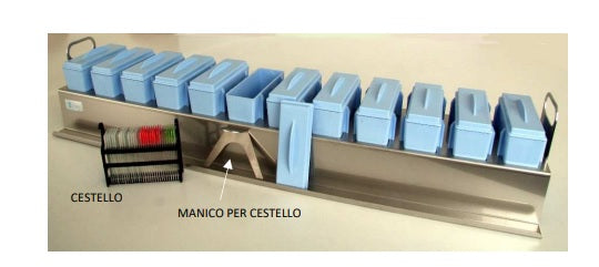Kit per l’esecuzione di metodiche di colorazione istologiche e citologiche 12 vaschette