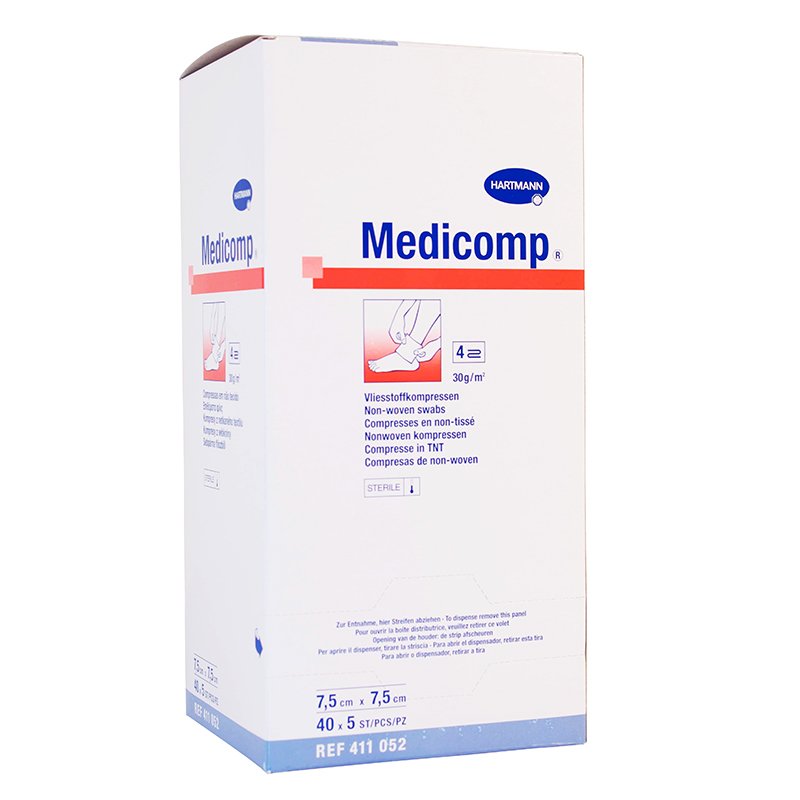 HARTMANN Medicomp Compresse in TNT sterili 4 strati