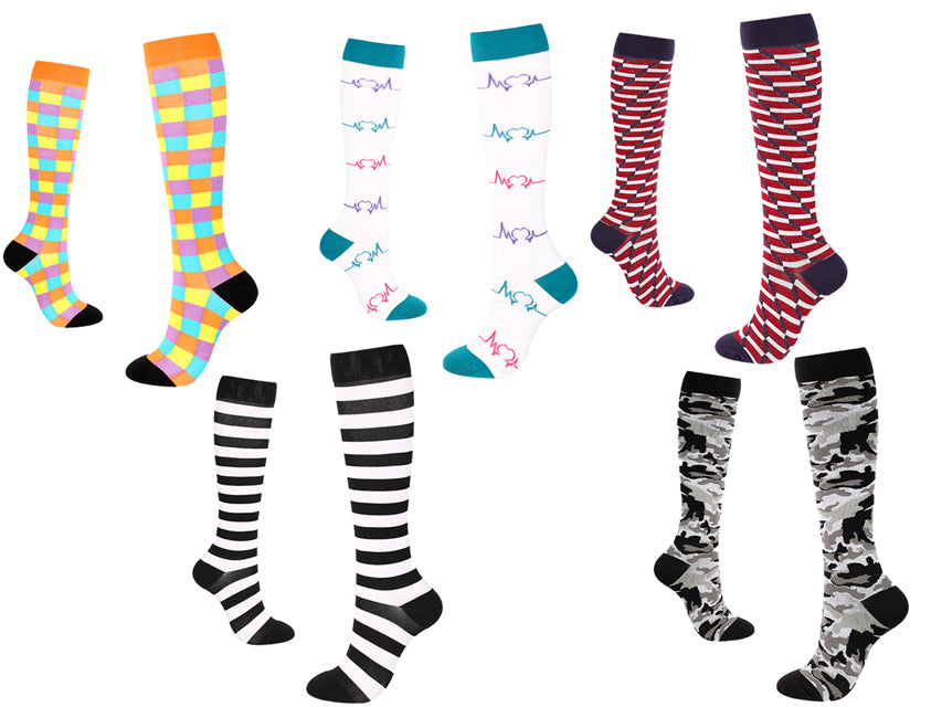 Calcetines de compresión Funny L-Xl - Diseño 5 - Paq. 5 uds.