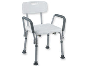 Chaise de douche avec accoudoirs - charge 100 kg