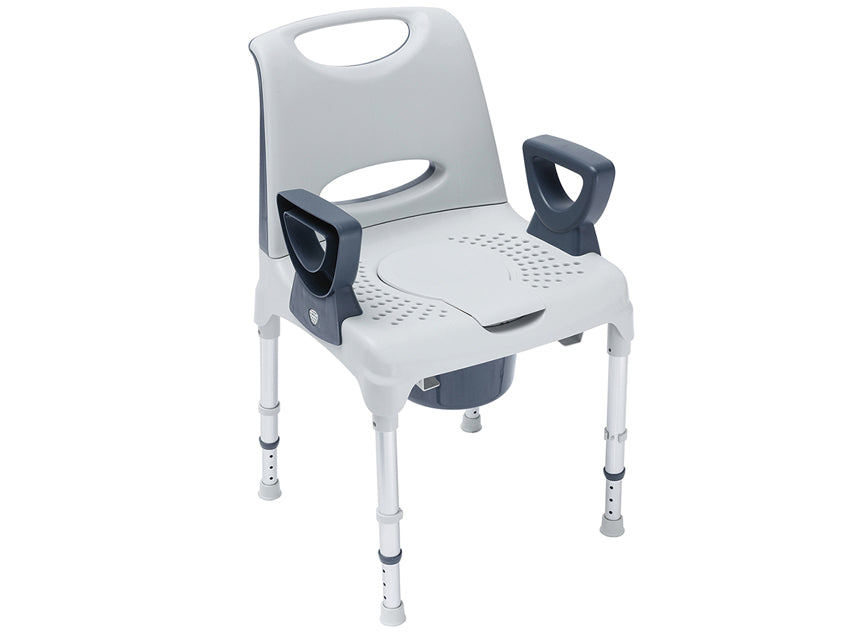 Chaise de douche et chaise percée Aq-Tica - 1 pce.