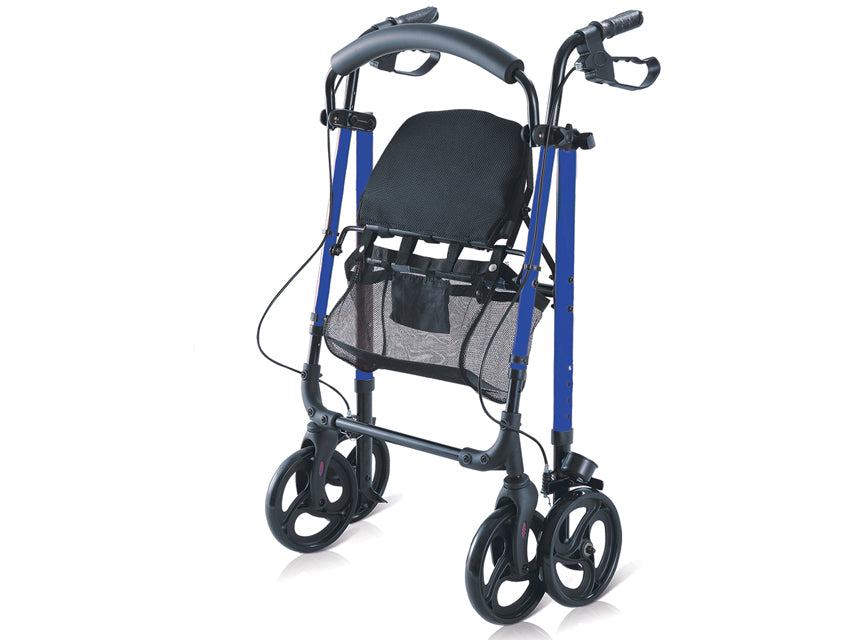 Deambulatore leggero - pieghevole - blu - 1 pz.
