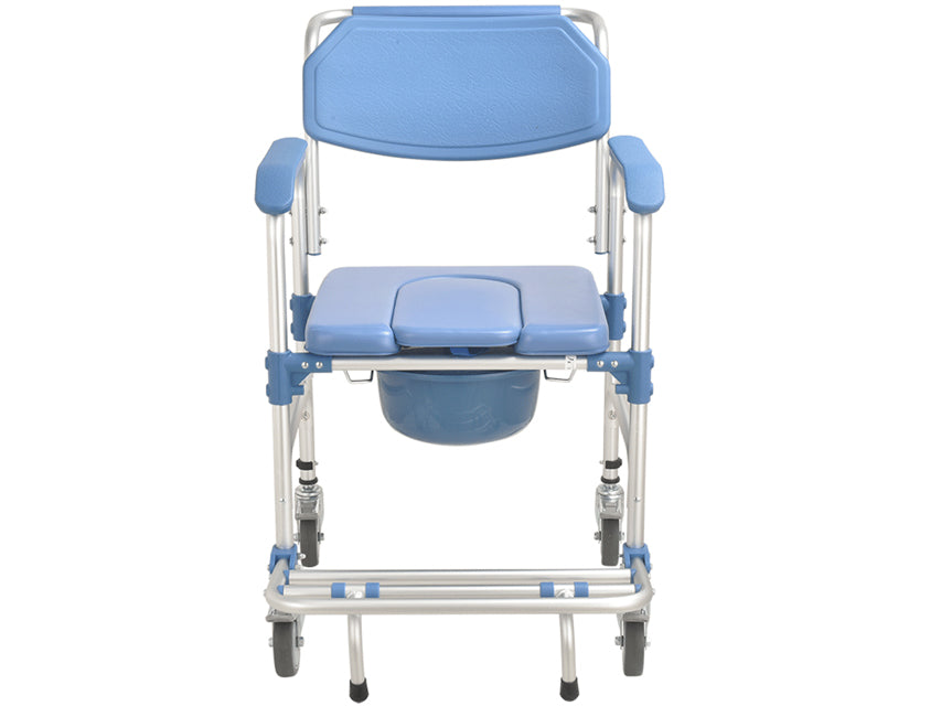 Sedia A Rotelle Comoda Blu - 1 Pz.